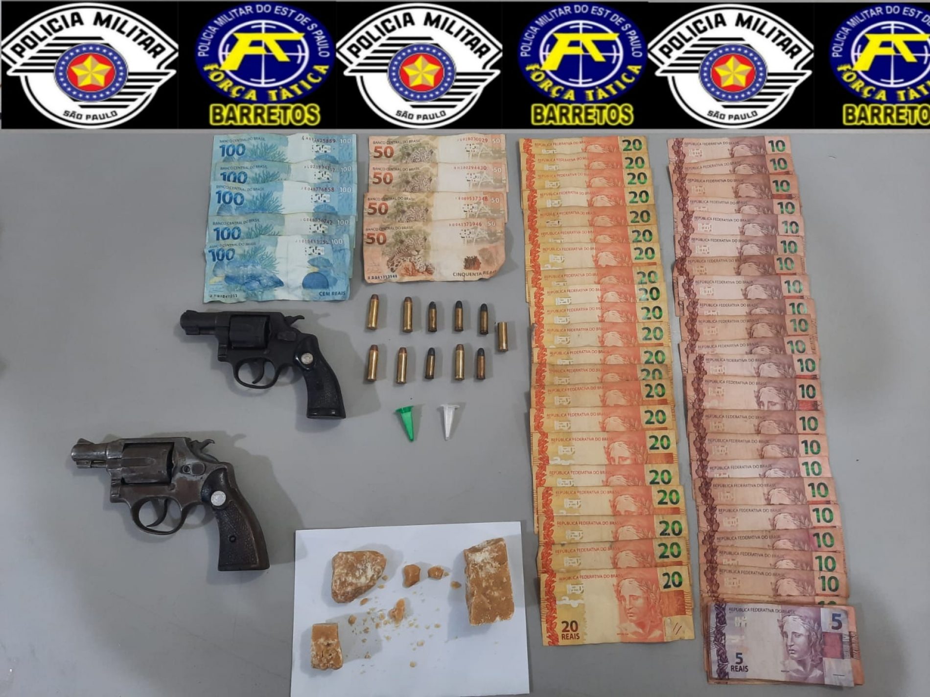 Operação Policial prende individuo com armas, drogas e dinheiro nos Predinhos